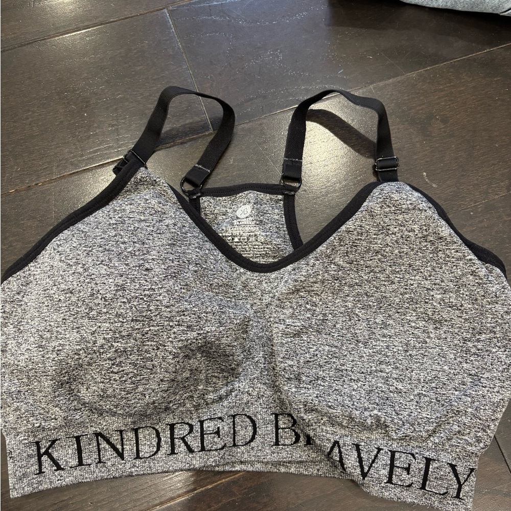 Kindred Bravely Heather Gray Sports Bra